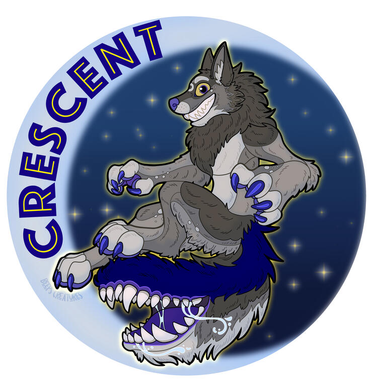 Fullbody Fursona badge