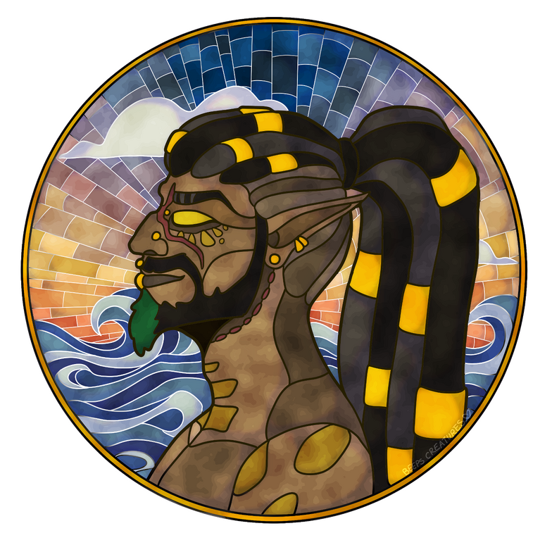 Stained glass style